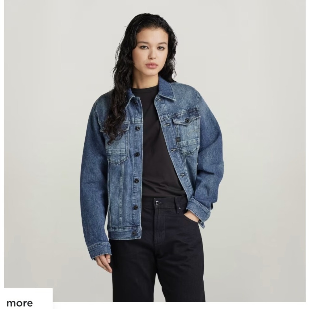 G-Star Raw Arc 3D Slim Jacket Faded Santorini Blue‎ Denim XSmall